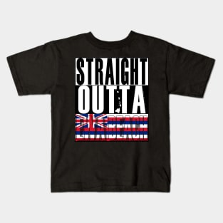 Straight Outta Ewa Beach Hawai'i by Hawaii Nei All Day Kids T-Shirt